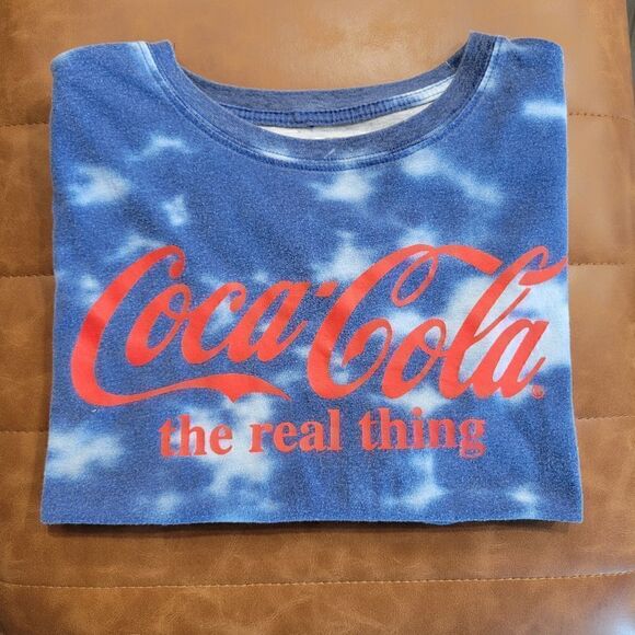 VTG Style Coca-Cola Coke Crop Top Soft Stretch - Picture 2 of 6